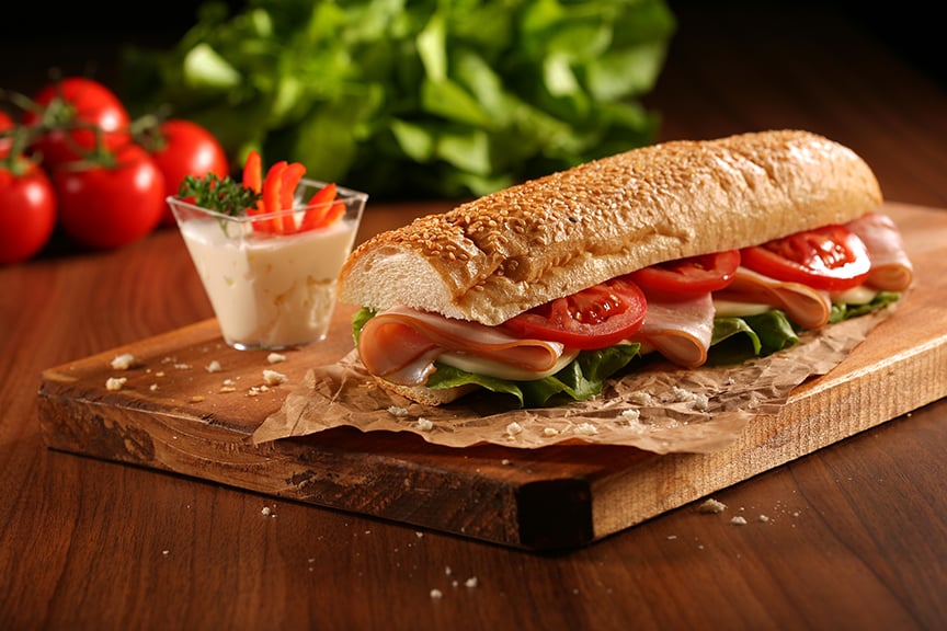 Sandwich MUȘCHI ȚIGĂNESC