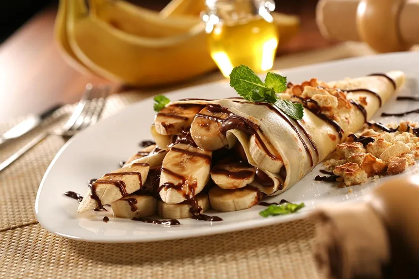 Clatita cu Nutella si banane