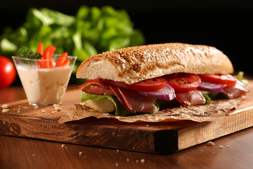 Sandwich CEAFĂ AFUMATĂ